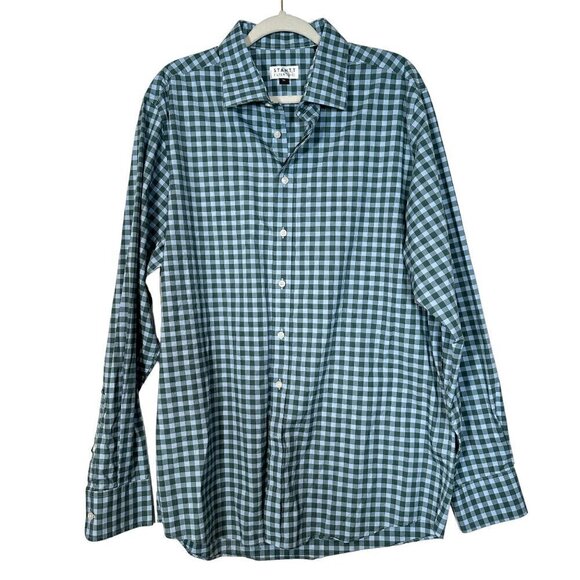 Stantt Other - NEW Stantt Plaid Performance Button-Down Shirt Size XL Green Plaid